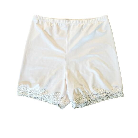 Marilyn Monroe Shaping Boy Short Shapewear Undergarment Nude Lace Detail 1X - Picture 2 of 12